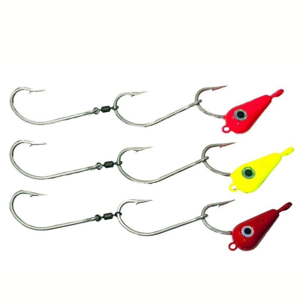 Mackeral Rigs 30g TT Lures Bait Trolling Rig With 3 X 5/0 Tarpon Hooks - Mackeral Rig 1 Mackeral Rigs 30g TT Lures Bait Trolling Rig With 3 X 5/0 Tarpon Hooks - Mackeral Rig