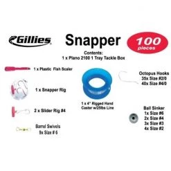 Assorted Tackle Packs Plano Snapper Tackle Kit - Fishing Tackle Box With 100 Pieces Of Tackle -Terminal Tackle Sales 2022 11PASN 2