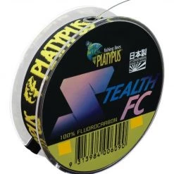 Platypus Leader 100m Spool Of Platypus Stealth Fluorocarbon Fishing Leader With Line Tamer