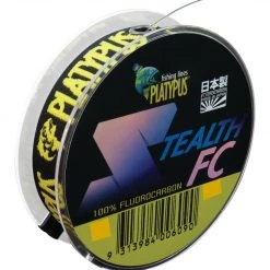 Platypus Leader 80m Spool Of Platypus Stealth Fluorocarbon Fishing Leader With Line Tamer