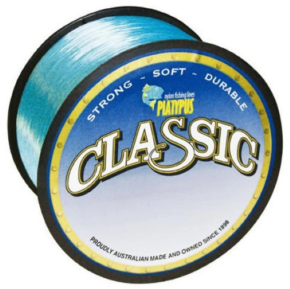 300 Metres Of Platypus Classic Mono Fishing Line-Blue Monofilament Fishing Line 1 300 Metres Of Platypus Classic Mono Fishing Line-Blue Monofilament Fishing Line