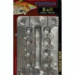 Sinker Moulds Gillies Small Ball Sinker Mould Combo - Makes 8 Ball Sinkers At A Time
