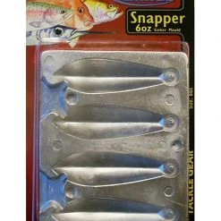 Sinker Moulds Gillies 6oz Snapper Sinker Mould - Makes 4 Snapper Sinkers At A Time