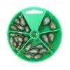 27 Gillies Bass Casting Sinkers In Convenient Dial Pack - Assorted Sizes And Weights