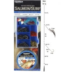 Assorted Tackle Packs Gillies Salmon/Surf Tackle Pack - 102 Piece Assorted Tackle Kit With Fishing Line -Terminal Tackle Sales 2022 28SPSS 2