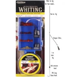 Assorted Tackle Packs Gillies Whiting Tackle Pack - 100 Piece Assorted Tackle Kit With 8lb Fishing Line -Terminal Tackle Sales 2022 28SPWH 2