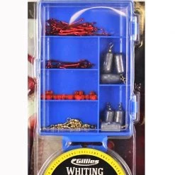 Assorted Tackle Packs Gillies Whiting Tackle Pack - 100 Piece Assorted Tackle Kit With 8lb Fishing Line