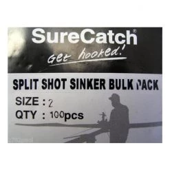 Hooked Online Hooked Online 100 X Size 2 Split Shot Fishing Sinkers 9 Hooked Online Hooked Online 100 X Size 2 Split Shot Fishing Sinkers -Terminal Tackle Sales 2022 2splitx100 2