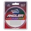300yd Spool Of 80lb Jarvis Walker Angler Multi Colour Braided Fishing Line