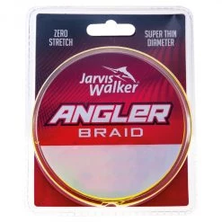 300yd Spool Of 20lb Jarvis Walker Angler Braid - Chartreuse Fishing Braid