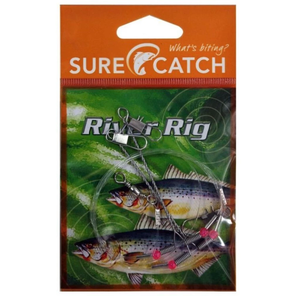Surecatch Rigs Surecatch River Rig - Pre-Tied Fishing Rig 1 Surecatch Rigs Surecatch River Rig - Pre-Tied Fishing Rig