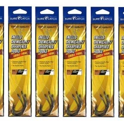 Surecatch Rigs 6 Packets Of Surecatch Snelled Chemically Sharpened Circle Hook Rigs