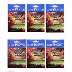 6 Packets Of Surecatch Whiting Rigs With Size 4 Chemically Sharpened Hooks -Terminal Tackle Sales 2022 307rwg4x6 9
