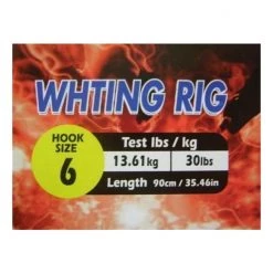 Surecatch Whiting Rig With Size 6 Chemically Sharpened Hooks And Lumo Beads -Terminal Tackle Sales 2022 307rwg6 5
