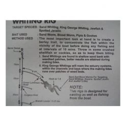 Surecatch Whiting Rig With Size 8 Chemically Sharpened Hooks And Lumo Beads -Terminal Tackle Sales 2022 307rwg8 5