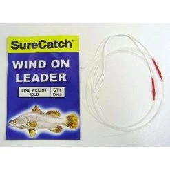 6 X 1.5m Lengths Of 30lb Surecatch Dacron Sleeved Wind On Leader - Mono Leader -Terminal Tackle Sales 2022 307rwo30x3 2
