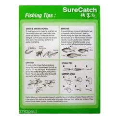 Surecatch 140 Piece Assorted Fishing Hook Pack In Tackle Box 14 Surecatch 140 Piece Assorted Fishing Hook Pack In Tackle Box -Terminal Tackle Sales 2022 308aha 6