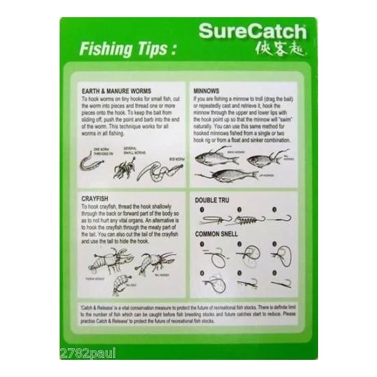 Surecatch 140 Piece Assorted Fishing Hook Pack In Tackle Box 7 Surecatch 140 Piece Assorted Fishing Hook Pack In Tackle Box - Image 7
