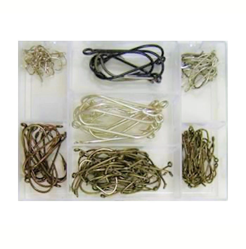 Surecatch 140 Piece Assorted Fishing Hook Pack In Tackle Box 1 Surecatch 140 Piece Assorted Fishing Hook Pack In Tackle Box