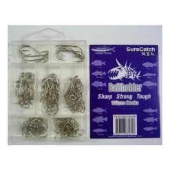 Surecatch 140 Piece Assorted Baitholder Fishing Hook Pack In Tackle Box -Terminal Tackle Sales 2022 308ahb 2