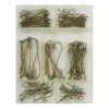 Surecatch 140 Piece Assorted Carlisle Fishing Hook Pack In Tackle Box