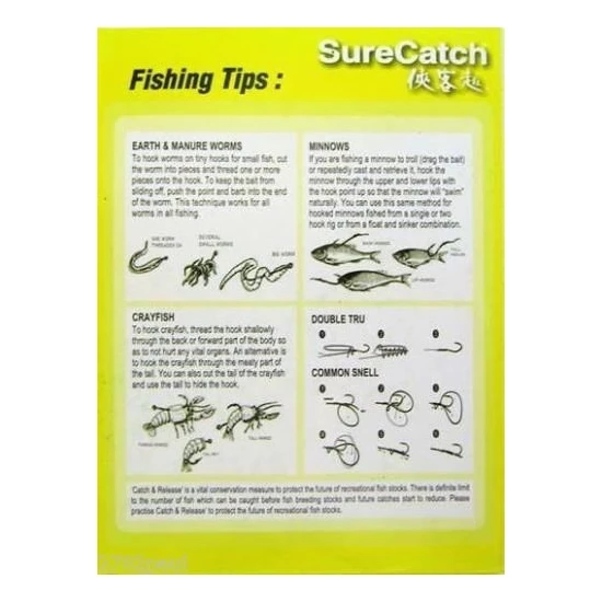 Surecatch 140 Piece Assorted Carlisle Fishing Hook Pack In Tackle Box 7 Surecatch 140 Piece Assorted Carlisle Fishing Hook Pack In Tackle Box - Image 7