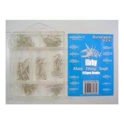 Surecatch 140 Piece Assorted Kirby Fishing Hook Pack In Tackle Box -Terminal Tackle Sales 2022 308ahk 7