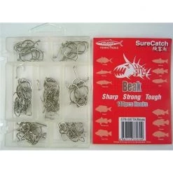 Surecatch 140 Piece Assorted Suicide Fishing Hook Pack In Tackle Box -Terminal Tackle Sales 2022 308ahs 8