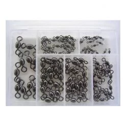 100 X Surecatch Assorted Black Crane Swivels In Fishing Tackle Box -Terminal Tackle Sales 2022 308asbc 6
