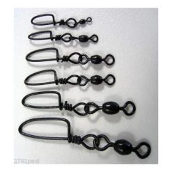 60 X Surecatch Assorted Black Crane Swivels With Coastlock Snaps In Fishing Tackle Box 13 60 X Surecatch Assorted Black Crane Swivels With Coastlock Snaps In Fishing Tackle Box -Terminal Tackle Sales 2022 308asbccs 3