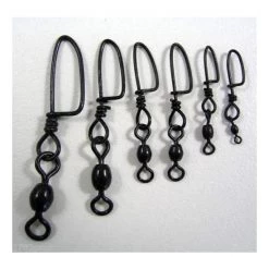 60 X Surecatch Assorted Black Crane Swivels With Coastlock Snaps In Fishing Tackle Box 18 60 X Surecatch Assorted Black Crane Swivels With Coastlock Snaps In Fishing Tackle Box -Terminal Tackle Sales 2022 308asbccs 8