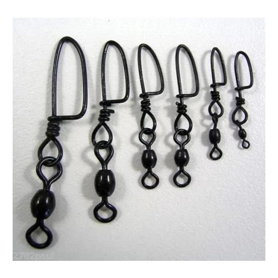 60 X Surecatch Assorted Black Crane Swivels With Coastlock Snaps In Fishing Tackle Box 9 60 X Surecatch Assorted Black Crane Swivels With Coastlock Snaps In Fishing Tackle Box - Image 9