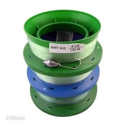 Surecatch Surecatch 3 X 4 Inch Hand Casters Pre Rigged With 100m Of 6lb Mono Fishing Line -Terminal Tackle Sales 2022 308c4r1006x3 7