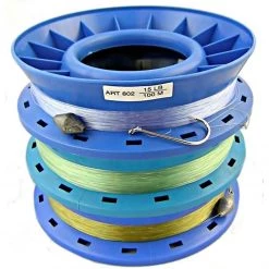 Surecatch Surecatch 3 X 8 Inch Hand Casters Pre Rigged With 100m Of 15lb Mono Fishing Line