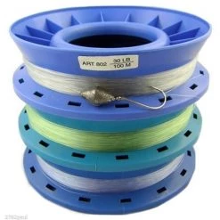 Surecatch Surecatch 3 X 8 Inch Hand Casters Pre Rigged With 100m Of 30lb Mono Fishing Line -Terminal Tackle Sales 2022 308c8r1030x3 7