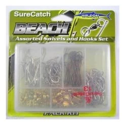 Surecatch Beach Assorted Swivel And Hook Pack In Fishing Tackle Box -Terminal Tackle Sales 2022 308shb 8