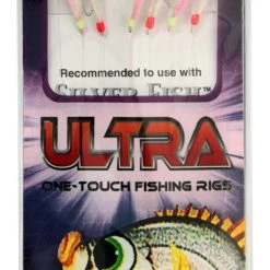 Bait Jigs Surecatch Ultra Sabiki Rig - Bait Rig With White/Pink Tinsel