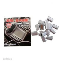 Surecatch Clearance 15 X 5.0mm Aluminium Crimping Connector Sleeves For Fishing Wire/Line -Terminal Tackle Sales 2022 309as50 8