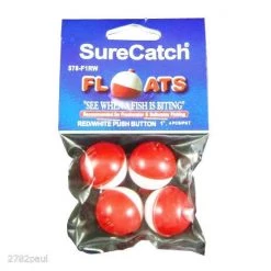 Surecatch Surecatch 4 X 1 Inch Red And White Push Button Fishing Floats -Terminal Tackle Sales 2022 309bf1 7
