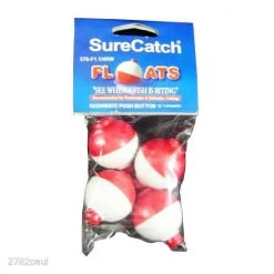 Surecatch Surecatch 4 X 1 1/4 Inch Red And White Push Button Fishing Floats -Terminal Tackle Sales 2022 309bf114 7