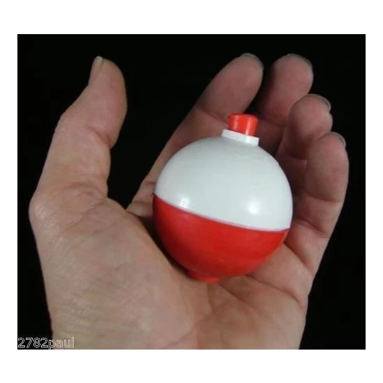 Surecatch Surecatch 2 X 1 3/4 Inch Red And White Push Button Fishing Floats 5 Surecatch Surecatch 2 X 1 3/4 Inch Red And White Push Button Fishing Floats - Image 5
