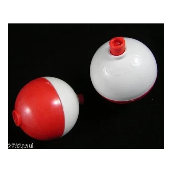 Surecatch Surecatch 2 X 2 Inch Red And White Push Button Fishing Floats 3 Surecatch Surecatch 2 X 2 Inch Red And White Push Button Fishing Floats - Image 3