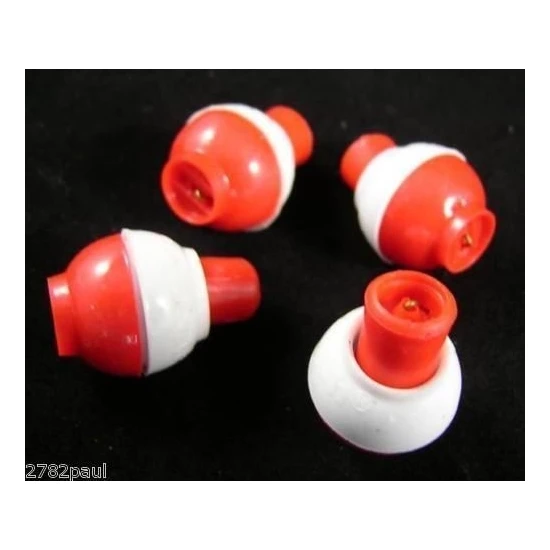 Surecatch Surecatch 4 X 3/4 Inch Red And White Push Button Fishing Floats 3 Surecatch Surecatch 4 X 3/4 Inch Red And White Push Button Fishing Floats - Image 3