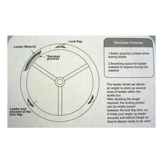 Leader Rig Storage 1 Packet Of 2 Medium Surecatch Fishing Leader Rig Holders - 2 Pieces 9 Leader Rig Storage 1 Packet Of 2 Medium Surecatch Fishing Leader Rig Holders - 2 Pieces - Image 9