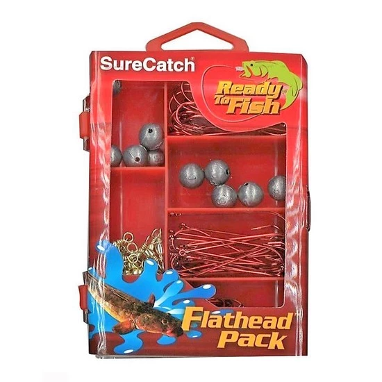 Gifts Under $20 Surecatch 130pc Flathead Pack In Fishing Tackle Box - Tackle Kit 2 Gifts Under $20 Surecatch 130pc Flathead Pack In Fishing Tackle Box - Tackle Kit - Image 2