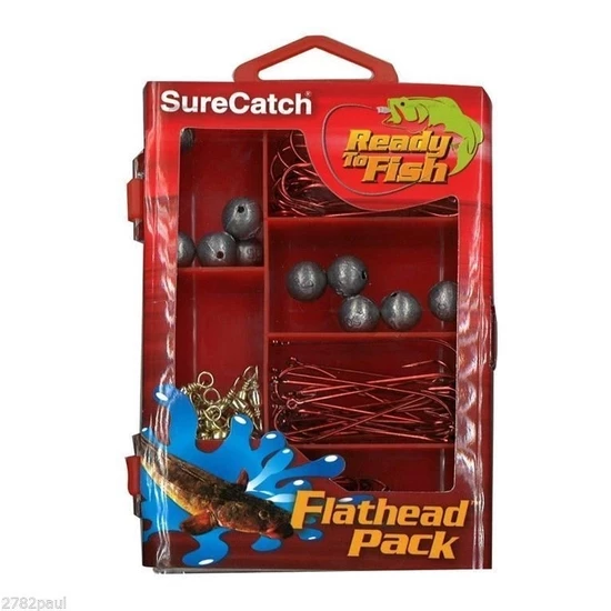 Gifts Under $20 Surecatch 130pc Flathead Pack In Fishing Tackle Box - Tackle Kit 10 Gifts Under $20 Surecatch 130pc Flathead Pack In Fishing Tackle Box - Tackle Kit - Image 10