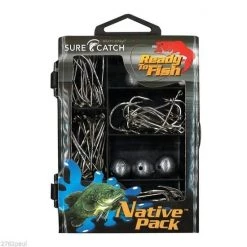 Gifts Under $20 Surecatch 66pc Native Pack In Fishing Tackle Box - Tackle Kit -Terminal Tackle Sales 2022 309pkn 9