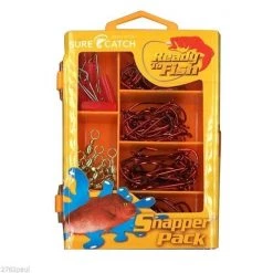 Gifts Under $20 Surecatch 120pc Snapper Pack In Fishing Tackle Box - Tackle Kit -Terminal Tackle Sales 2022 309pks 9