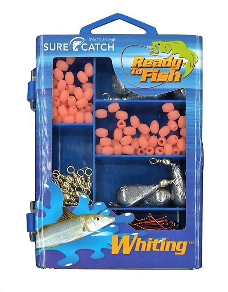 Gifts Under $20 Surecatch 226 Pc Whiting Pack In Fishing Tackle Box - Tackle Kit 1 Gifts Under $20 Surecatch 226 Pc Whiting Pack In Fishing Tackle Box - Tackle Kit