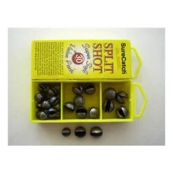 Surecatch Surecatch 30 X Assorted Large Split Shot Sinkers In Tackle Box - Split Shot Sinker Pack -Terminal Tackle Sales 2022 309setss30 3